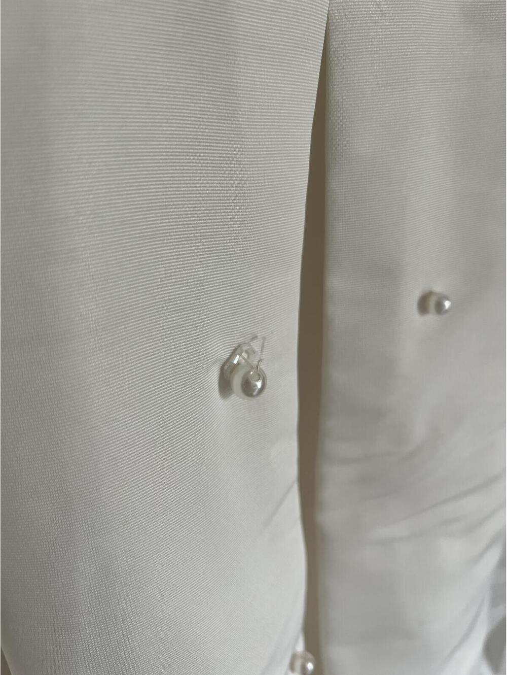 Ted Baker Milliea Pearl Embellished Dress, White, Size US 8 - Picture 8 of 9